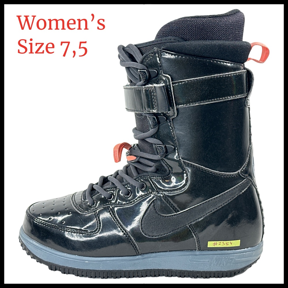 2354 NIKE Zoom Force 1 Black Atomic Pink Women's Snowboard Boots
