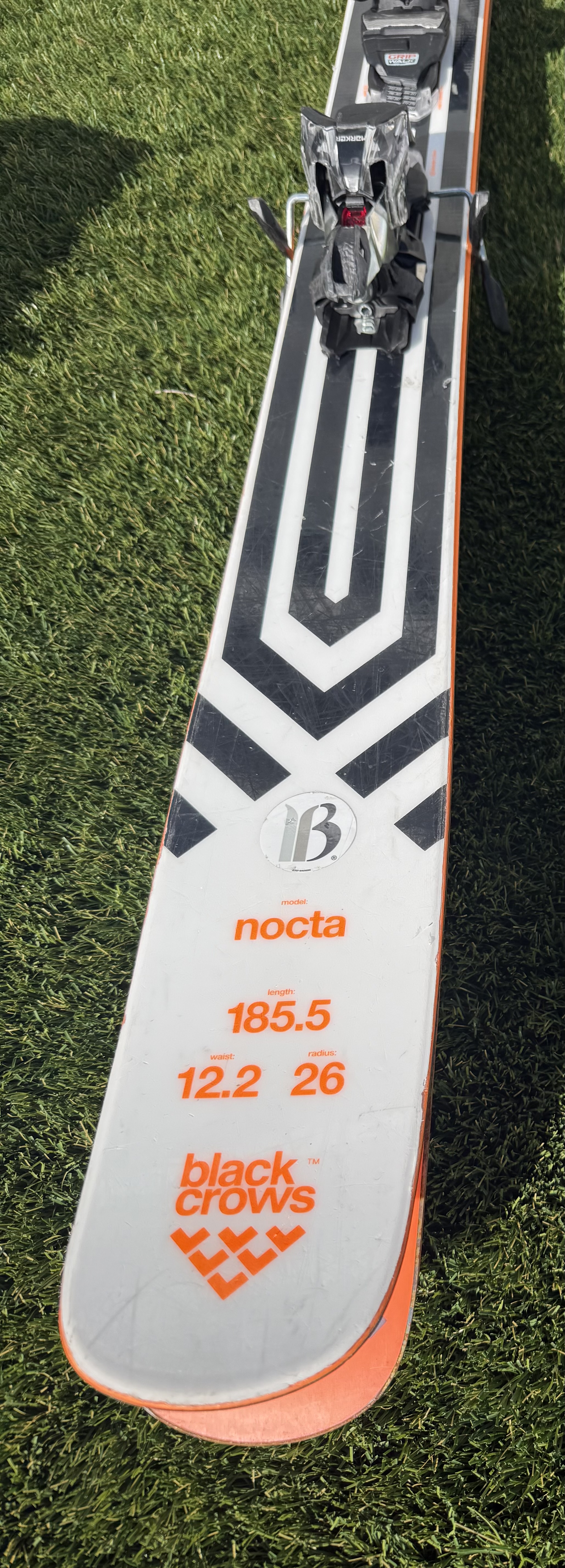 RMU butter knife with Marker Jester bindings - Alpine Ski-Bindings