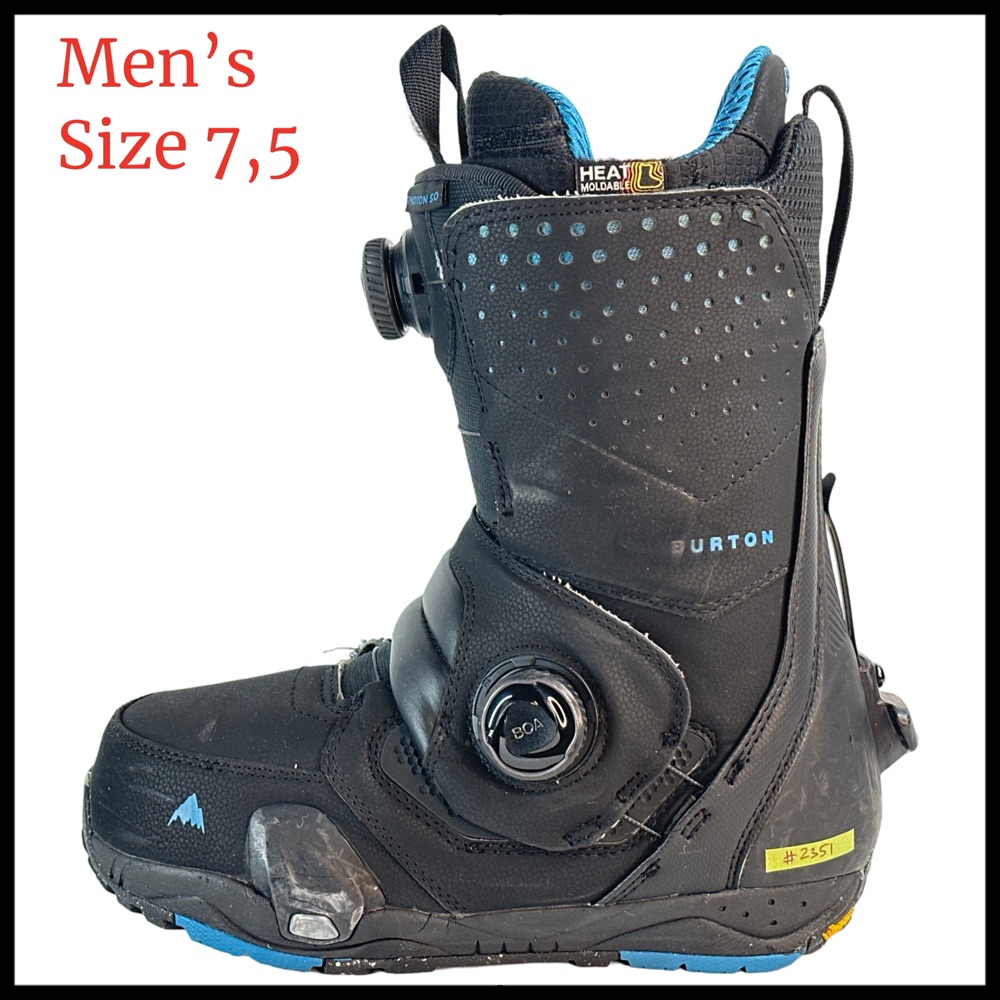 2351 Burton Photon WIDE Step On Mens Snowboard Boots Size 7.5 