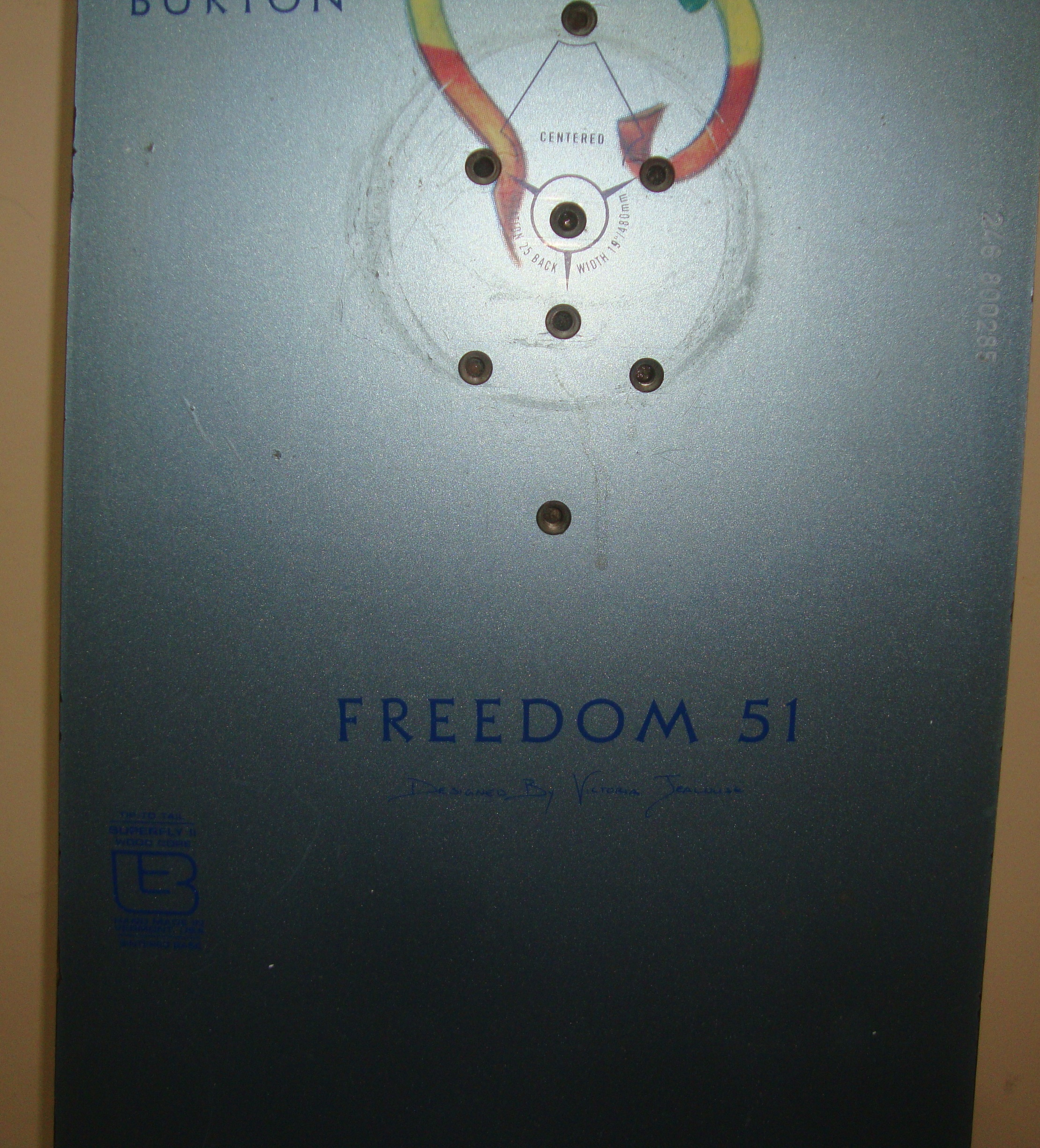 Burton Freedom 51 Snowboard 151cm Victoria Jealouse - Snowboards