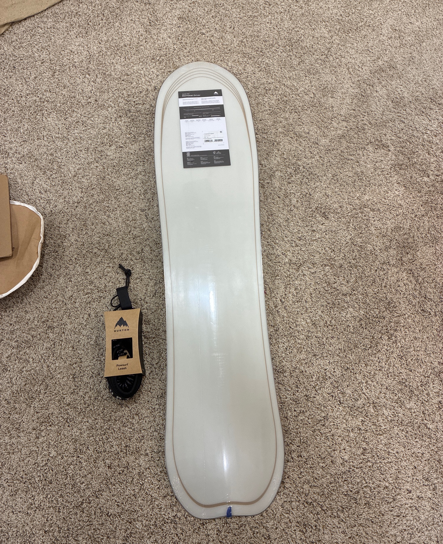Burton backseat driver 140 powsurf board - Snowboards | SENDY