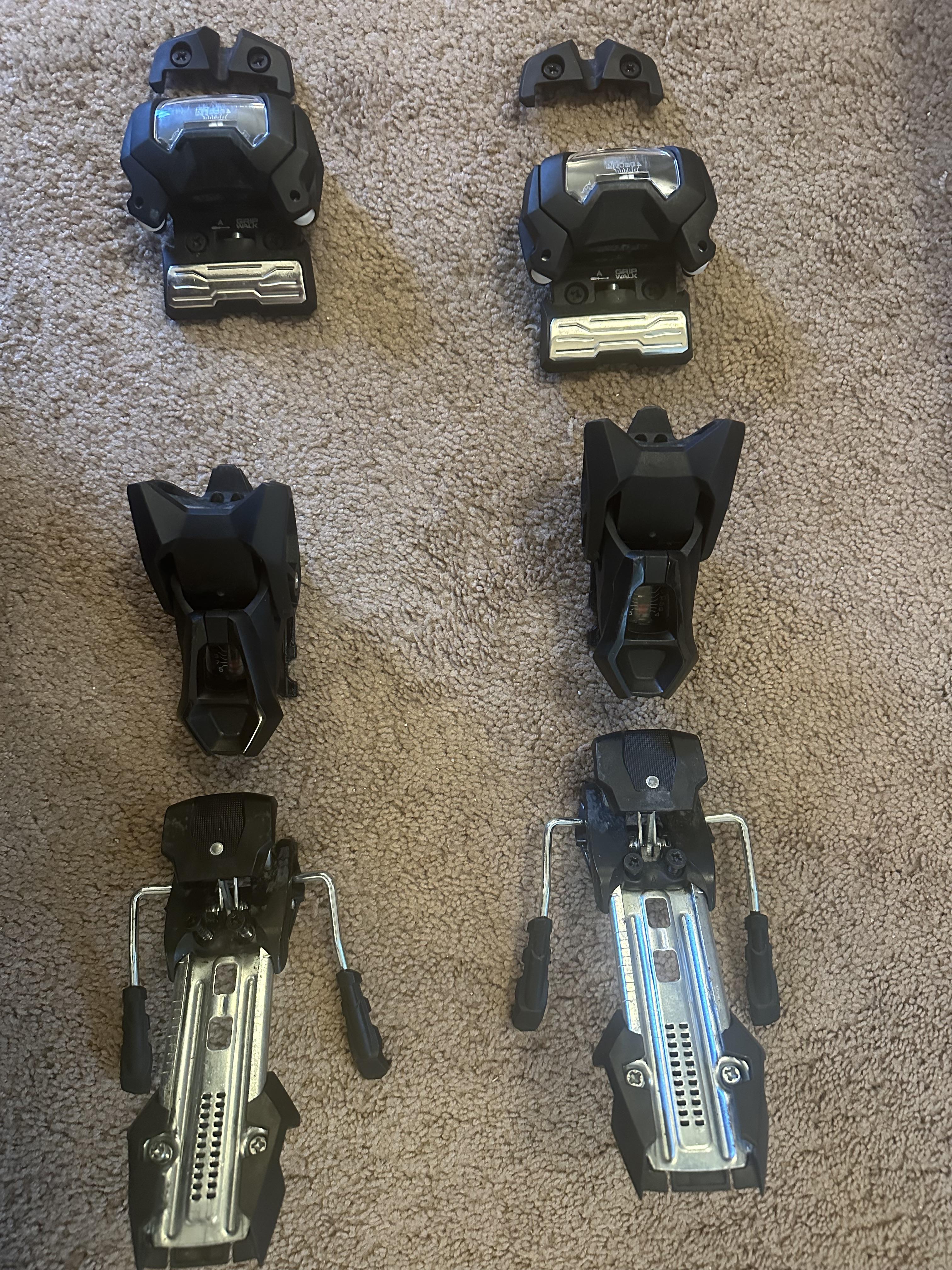RMU butter knife with Marker Jester bindings - Alpine Ski-Bindings