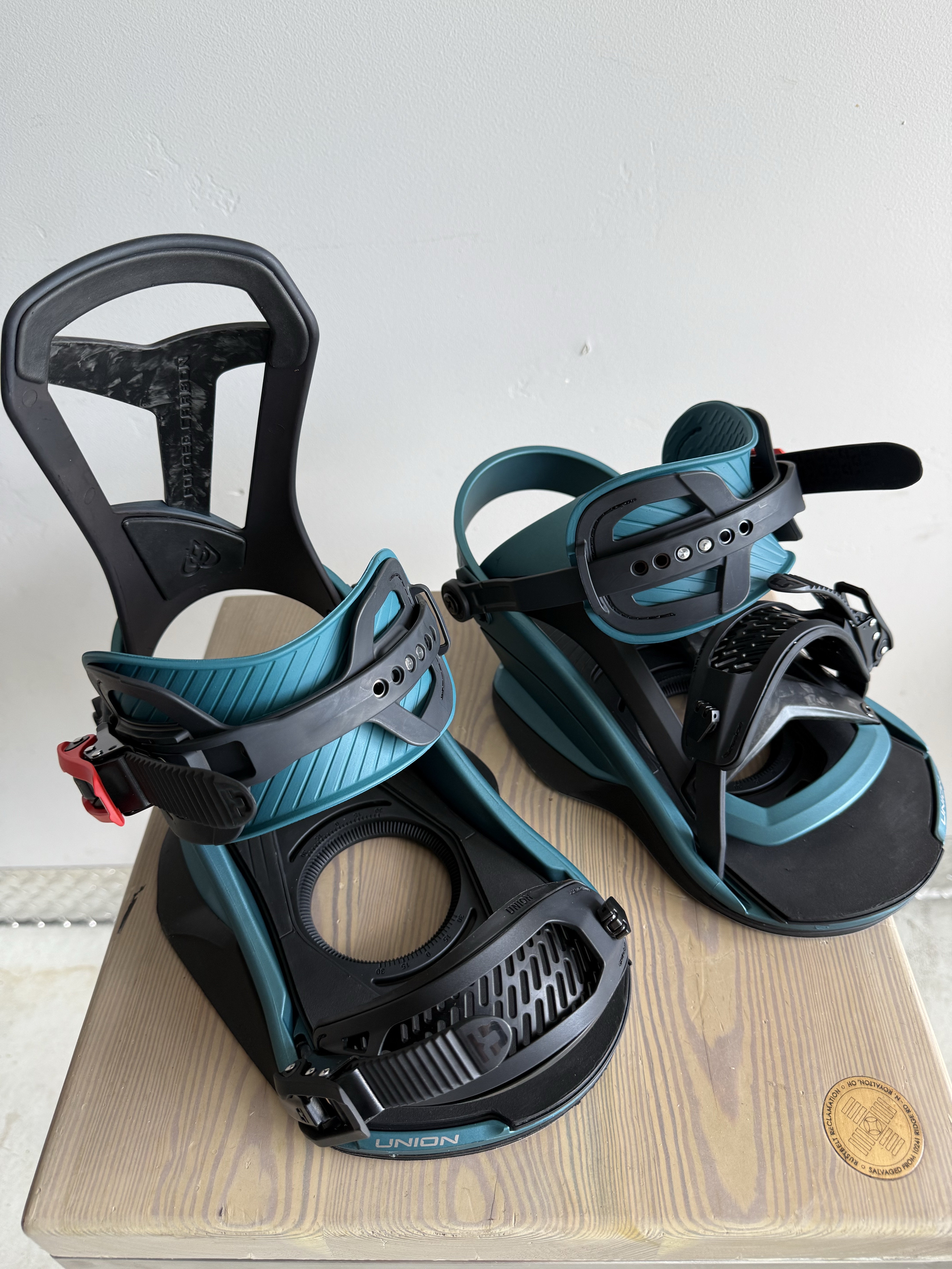 Union Binding, Falcor 2024/25 L Teal - Snowboard Bindings | SENDY