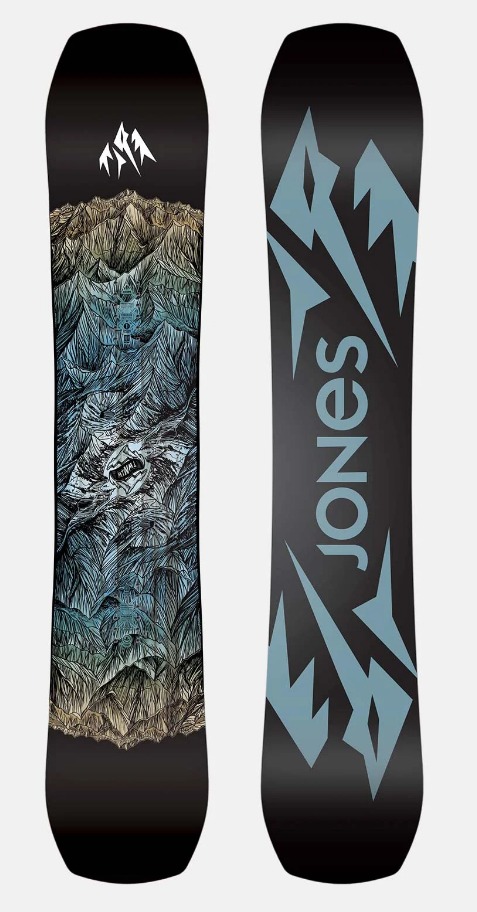 JONES MOUNTAIN TWIN 157CM SNOWBOARD W/ BINDINGS - Snowboards | SENDY