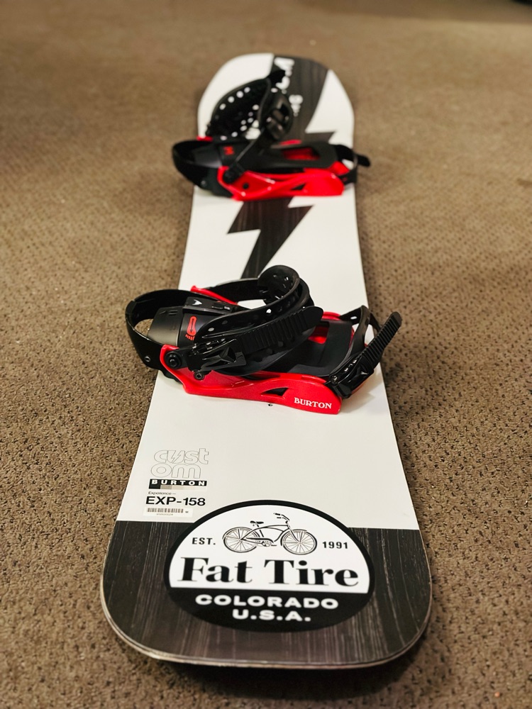 BURTON 2021 MEN'S CUSTOM EXPERIENCE CAMBER SNOWBOARD 158CM
