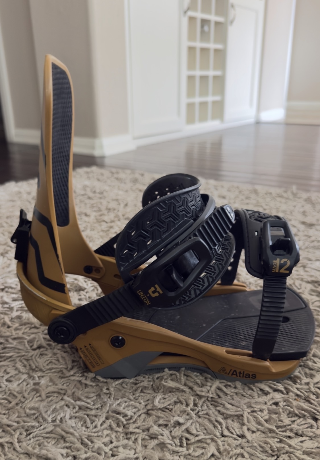 UNION falcore 21-22イエロー/ブラック Union Falcor small men's - Snowboard Bindings | SENDY