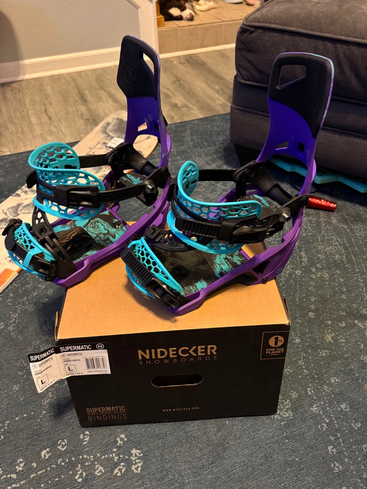 Nidecker Supermatic size L - Snowboard Bindings | SENDY