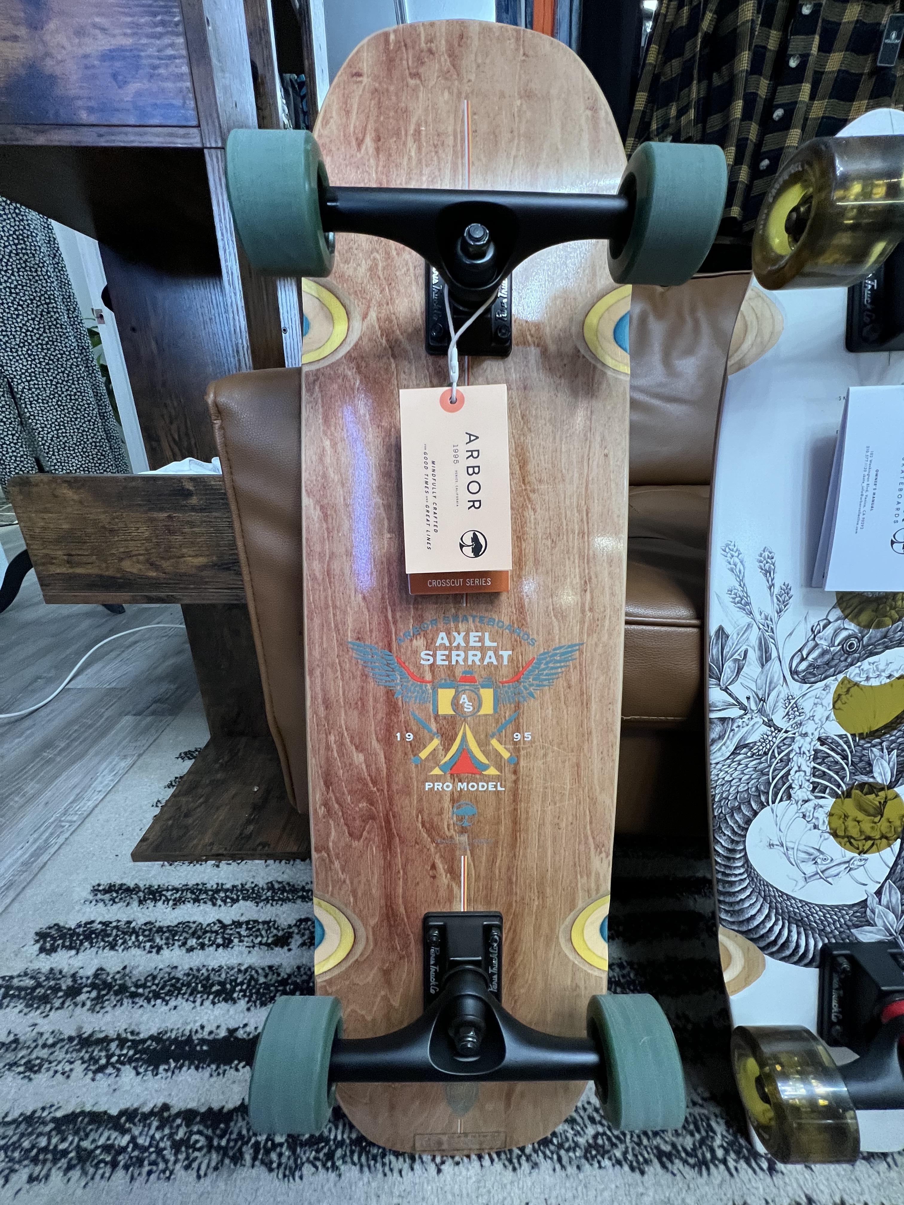 スケートボード ARBOR AXEL SERRAT 95 Axel Serrat Pro 34 Crosscut Deck – Arbor Collective