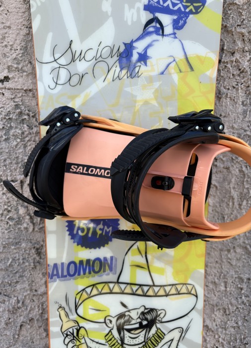 151cm Salomon Sanchez Snowboard With Salomon Rhythm Bindings