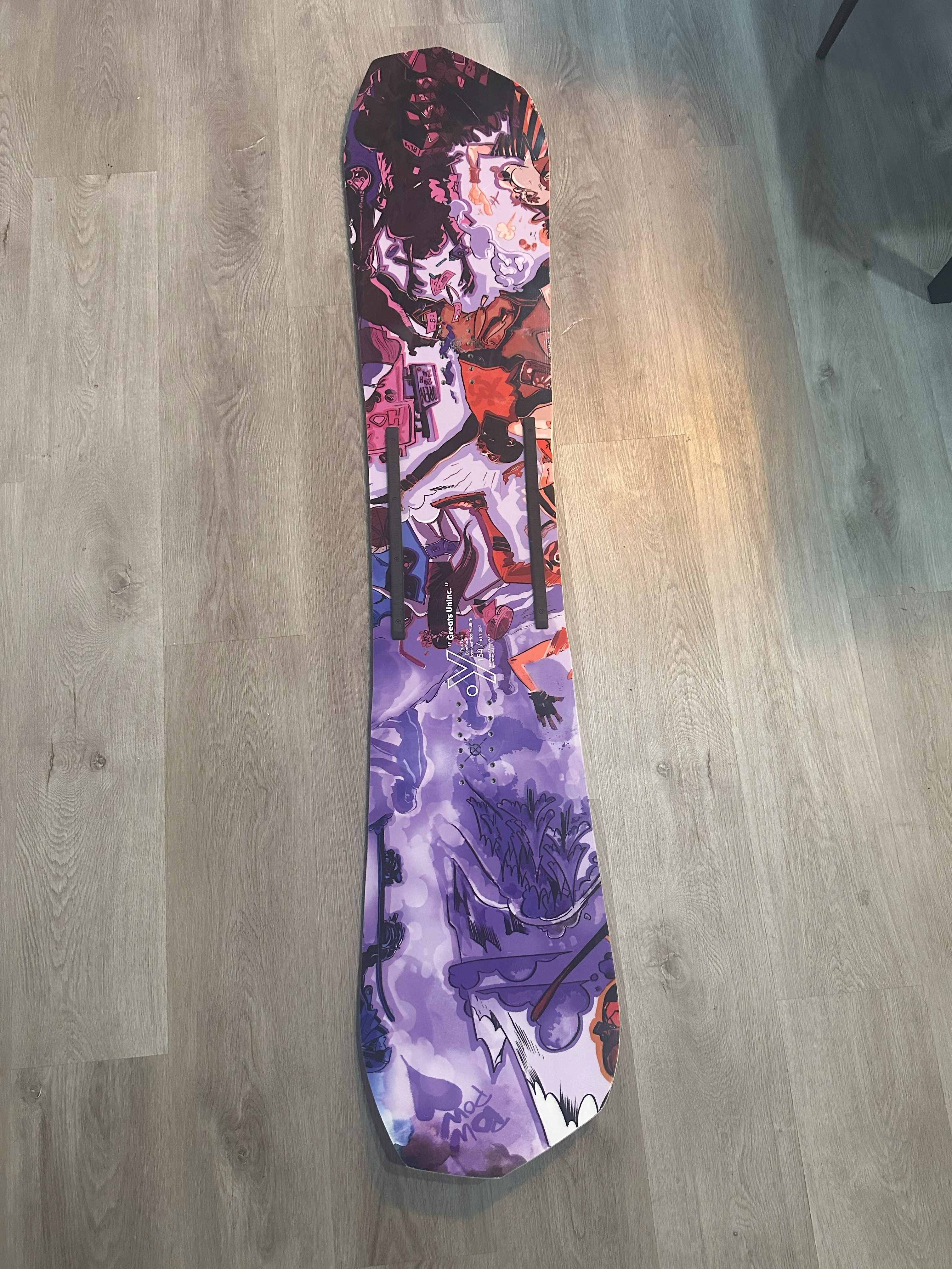 yes asymmetrical snowboard Greats Uninc 2025 - Men's allowing users to choose their preferred bindings YES GREATS UNINC. Unicolore -