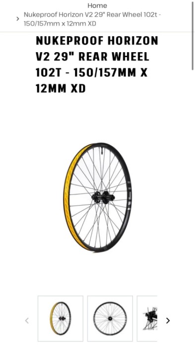 Nukeproof horizon v2 - Mountain Bike Wheels | SENDY