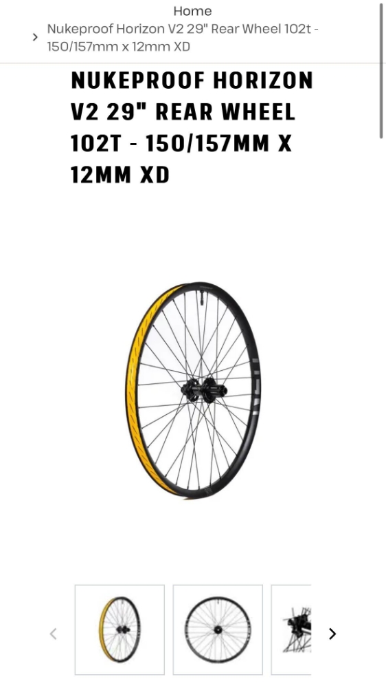 Nukeproof horizon v2 - Mountain Bike Wheels | SENDY
